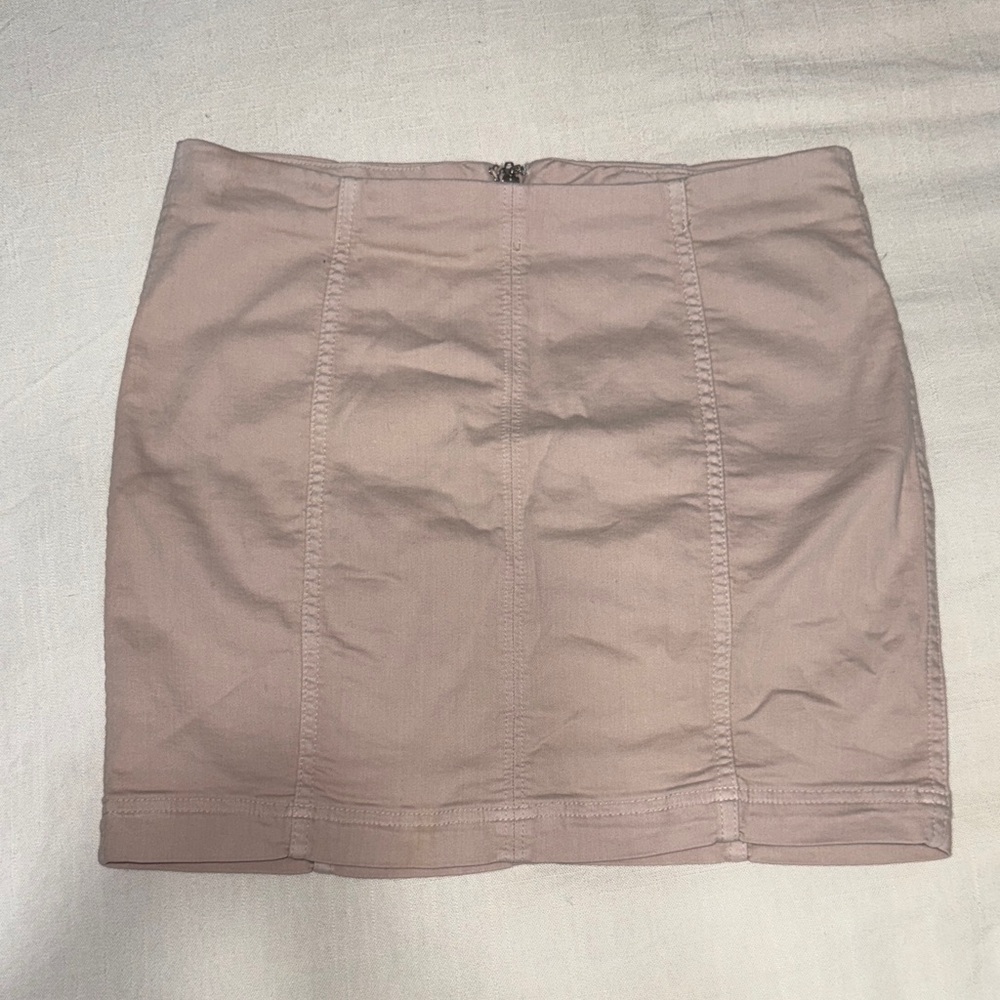 Free People Light Pink Mini Skirt